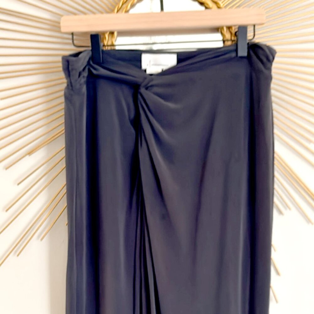 Anthropologie Charcoal Jersey Skirt